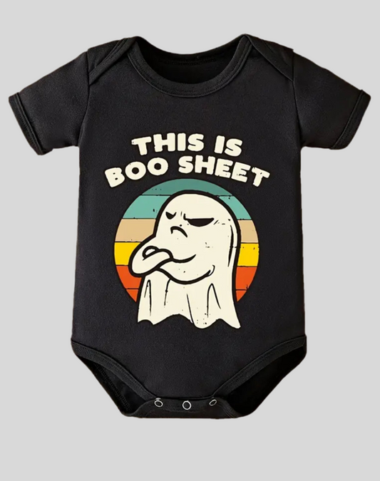 Body para bebé y niño "This Is Boo Sheet"