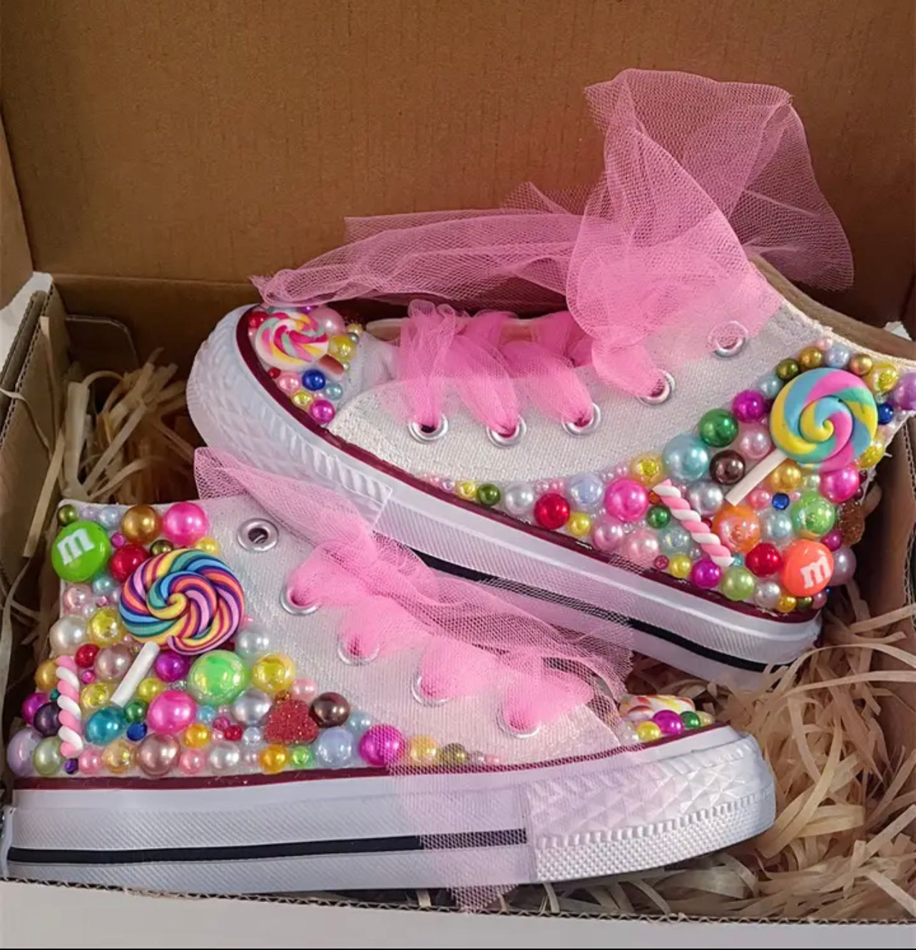 Lollipops, Pearls & Rainbows Sneakers