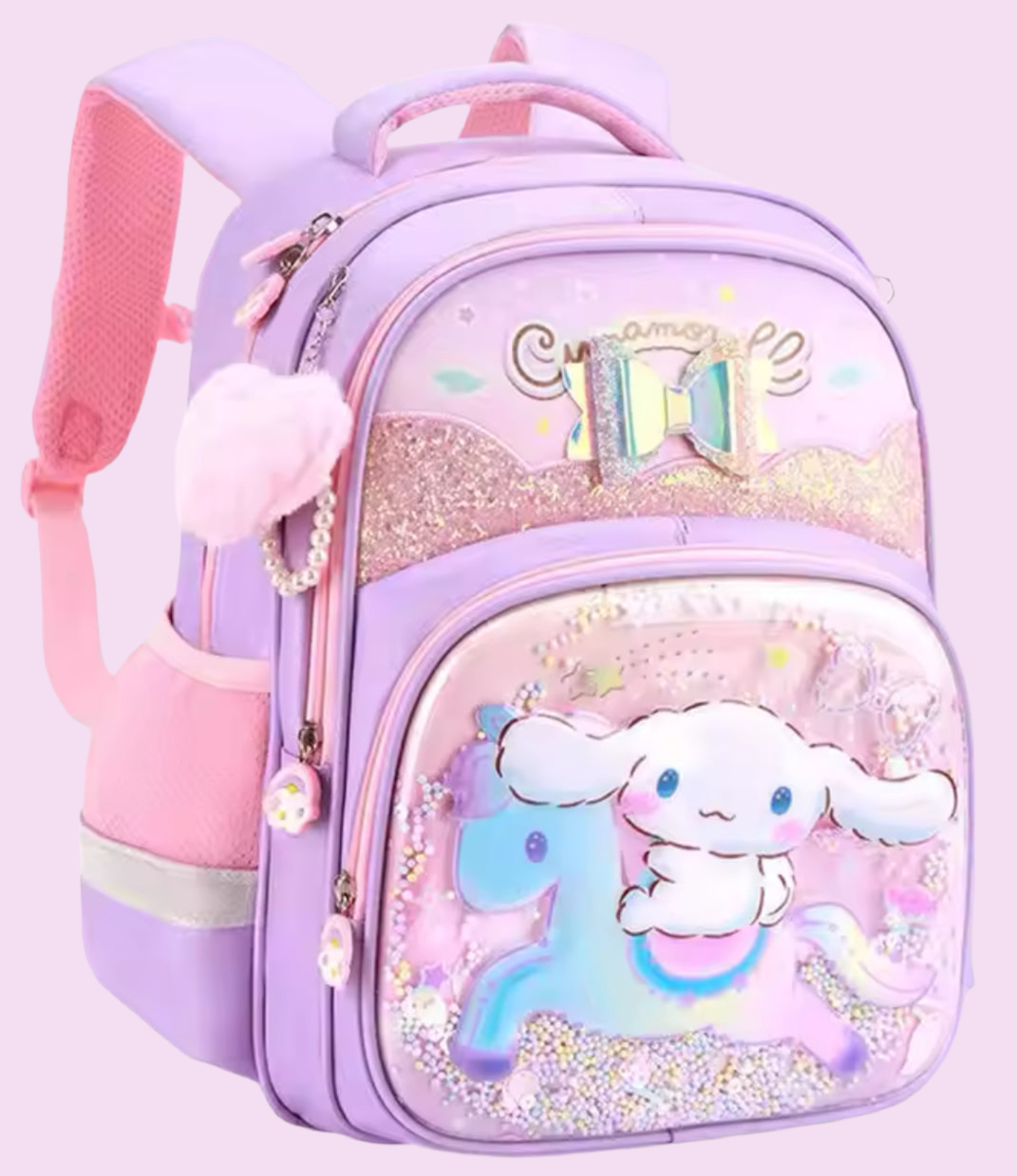 💞 Mochila escolar “Hello Kitty” Kawaii Kuromi &amp; Friends