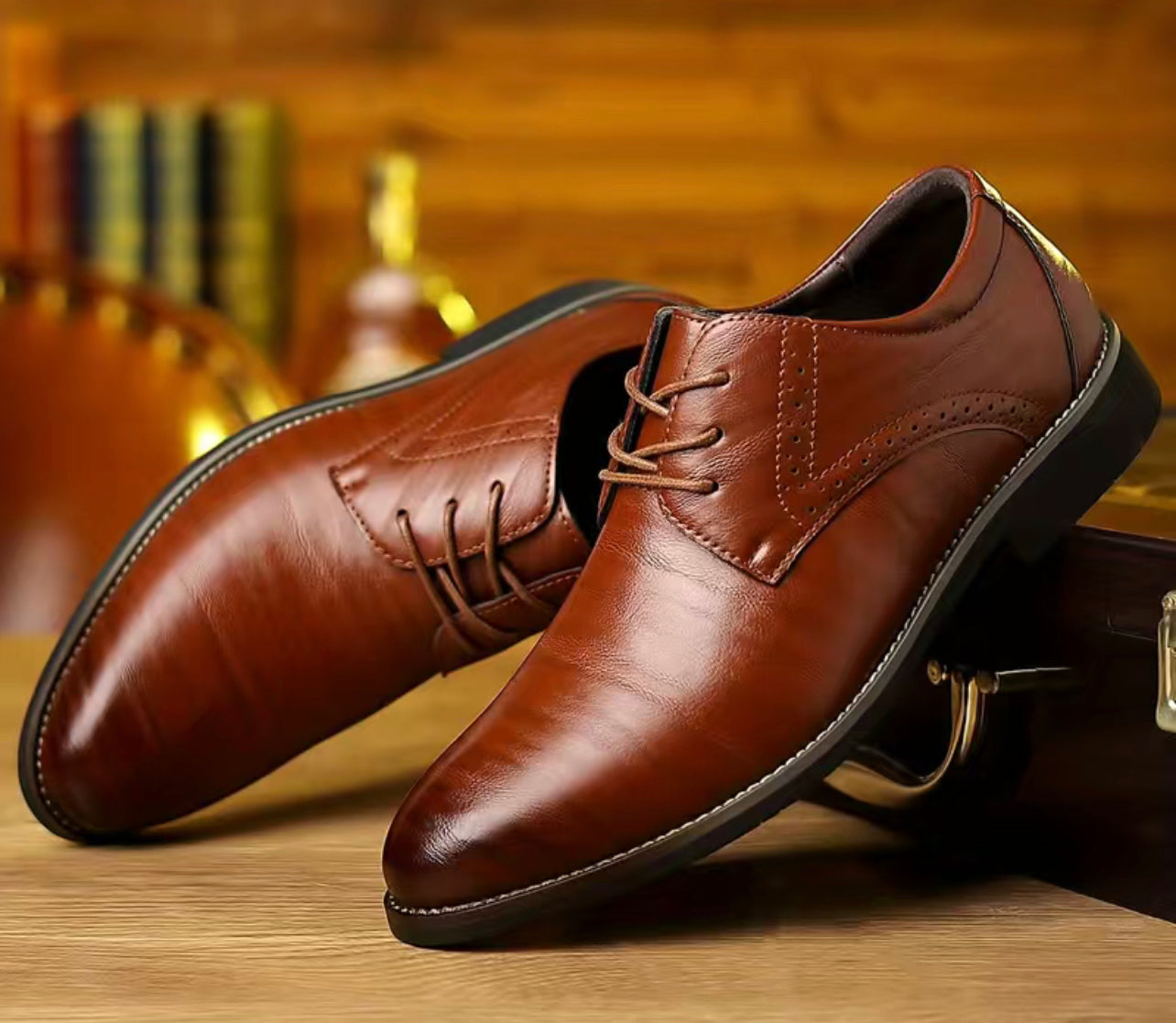 Gentleman’s Casual Genuine Leather Dress Shoes