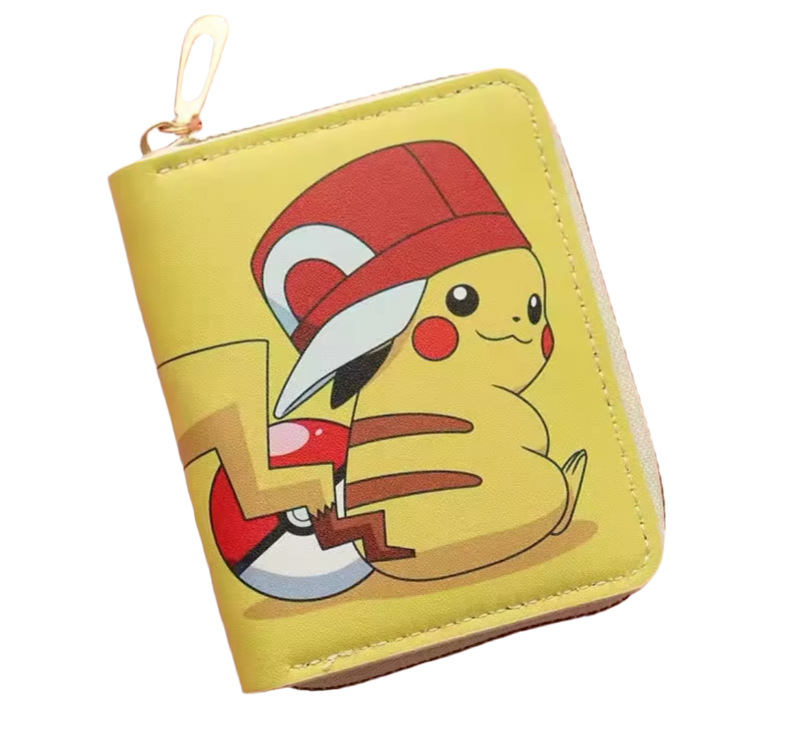 Pokemon Leather Zipper Wallet