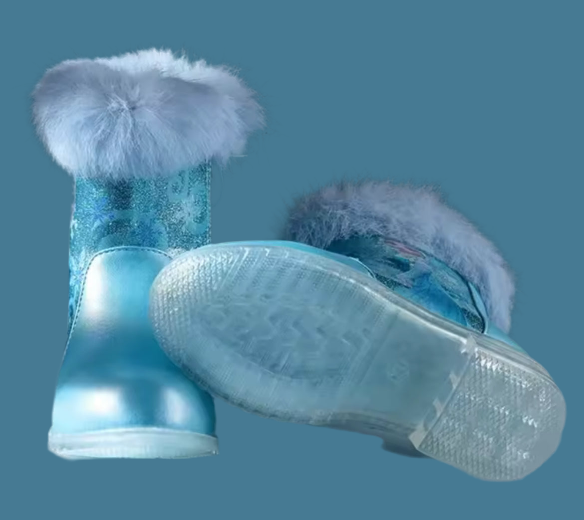 ‘PRINCESS ELSA’ Tall Low Heel Boots