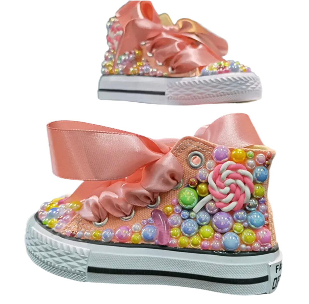 “Lollipops” 🍭  Pearls & Rainbows Sneakers