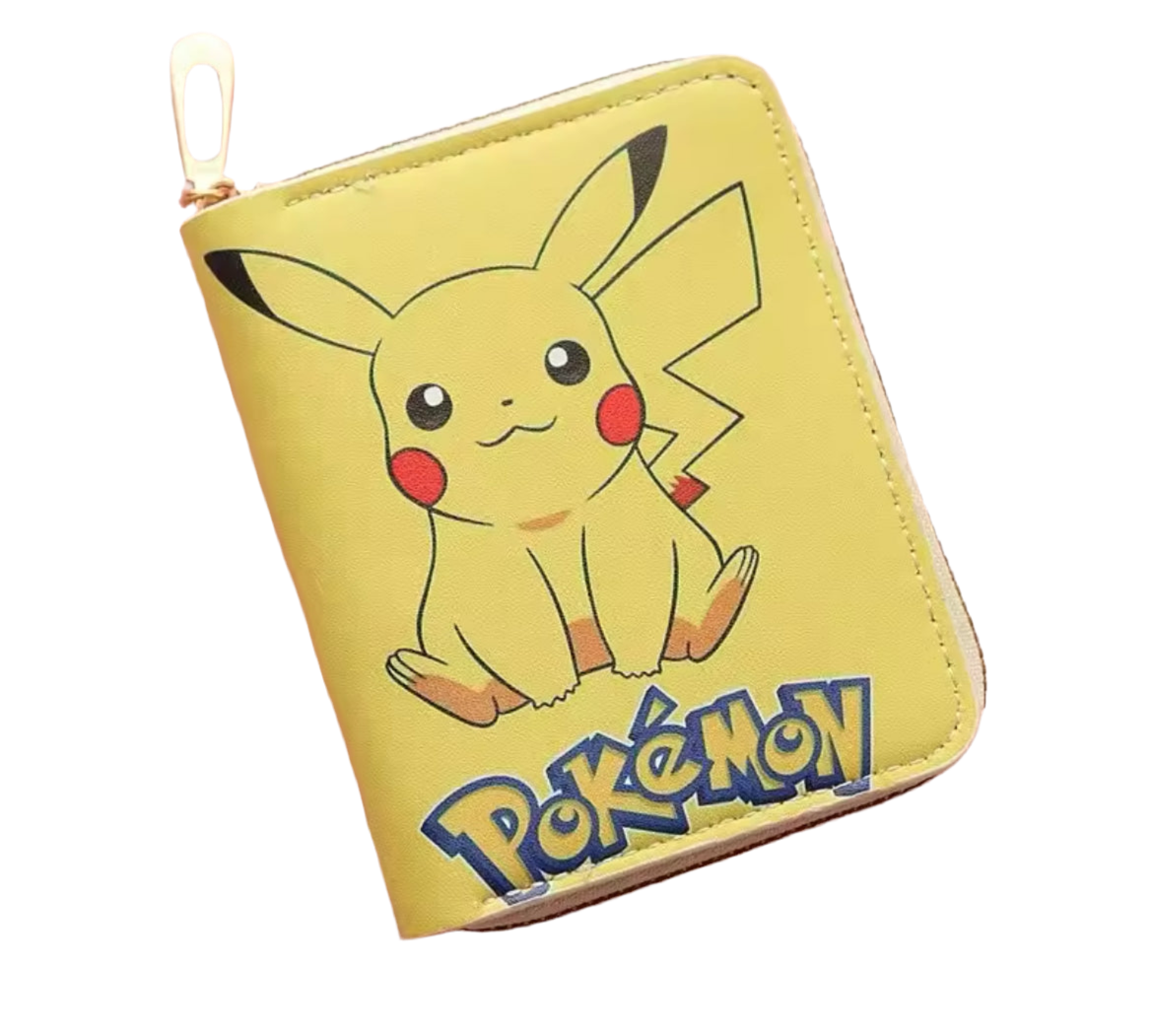 Pokemon Leather Zipper Wallet