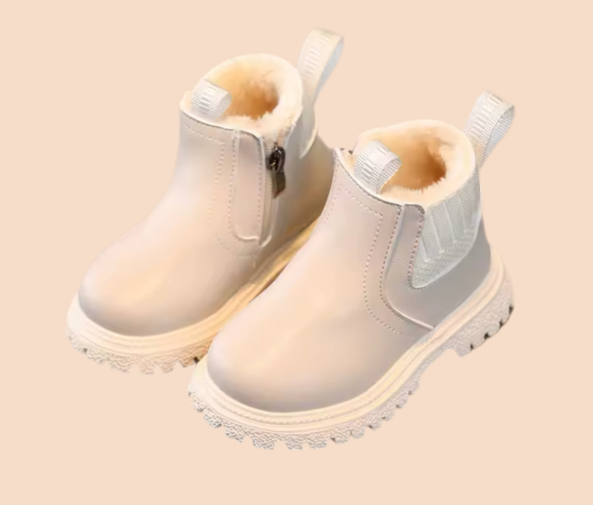 “Bronx Kids” Short Boots, Pu Leather, Fashion Snow Shoes, Gender Neutral