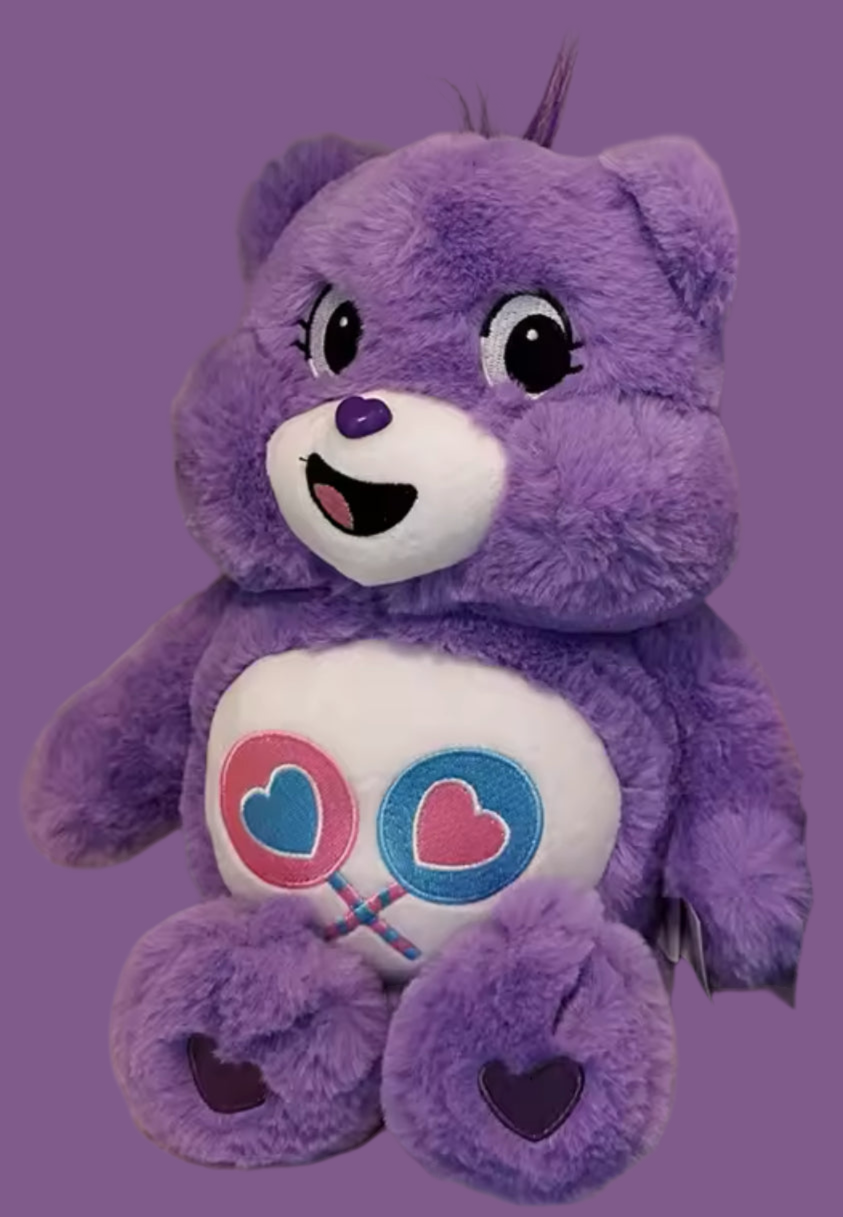 Care Bears pelush 🌈 Dhurata lodrash, të disponueshme në 9'' deri në 26''