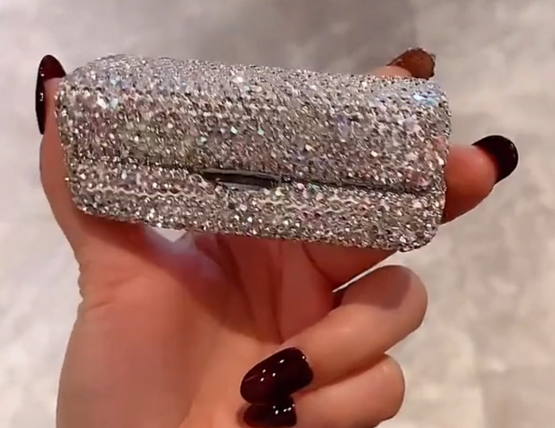 Crystal Lipstick Case Holder