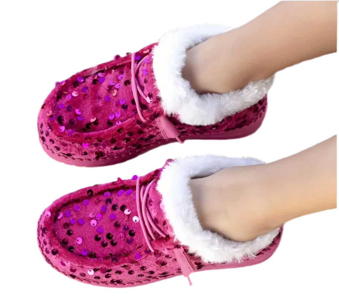 “Cute & Sparkle” Stylish & Comfortable Slip-On Footwear, Outdoor Shoes + Inside Slippers 💞