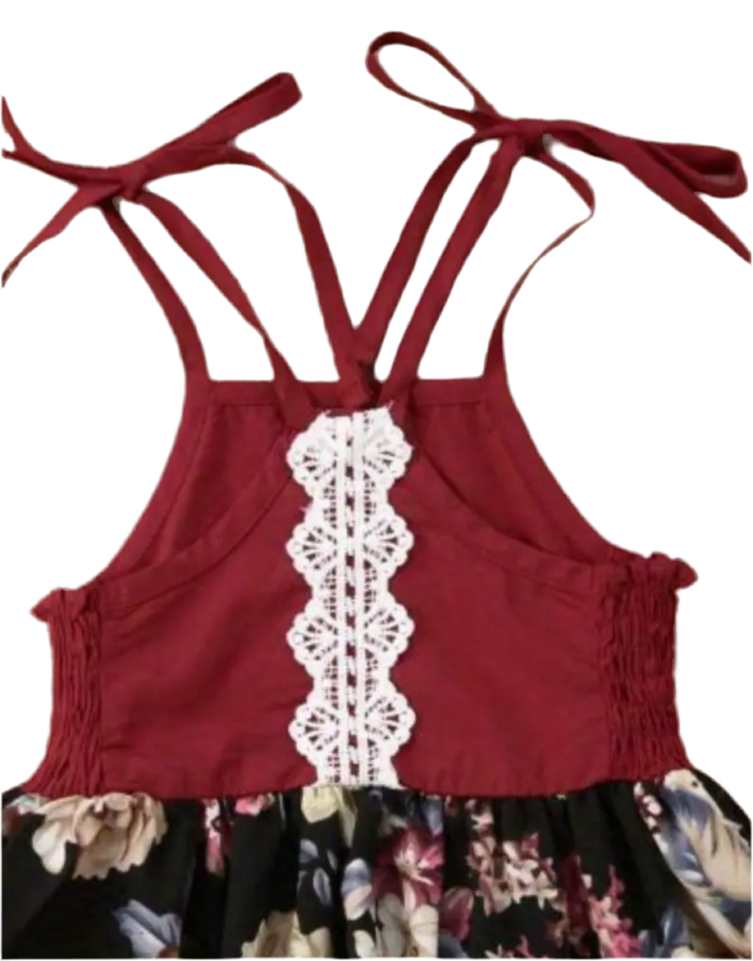 ‘Vintage Floral Lace’ Sundress for Little Girls 🥀