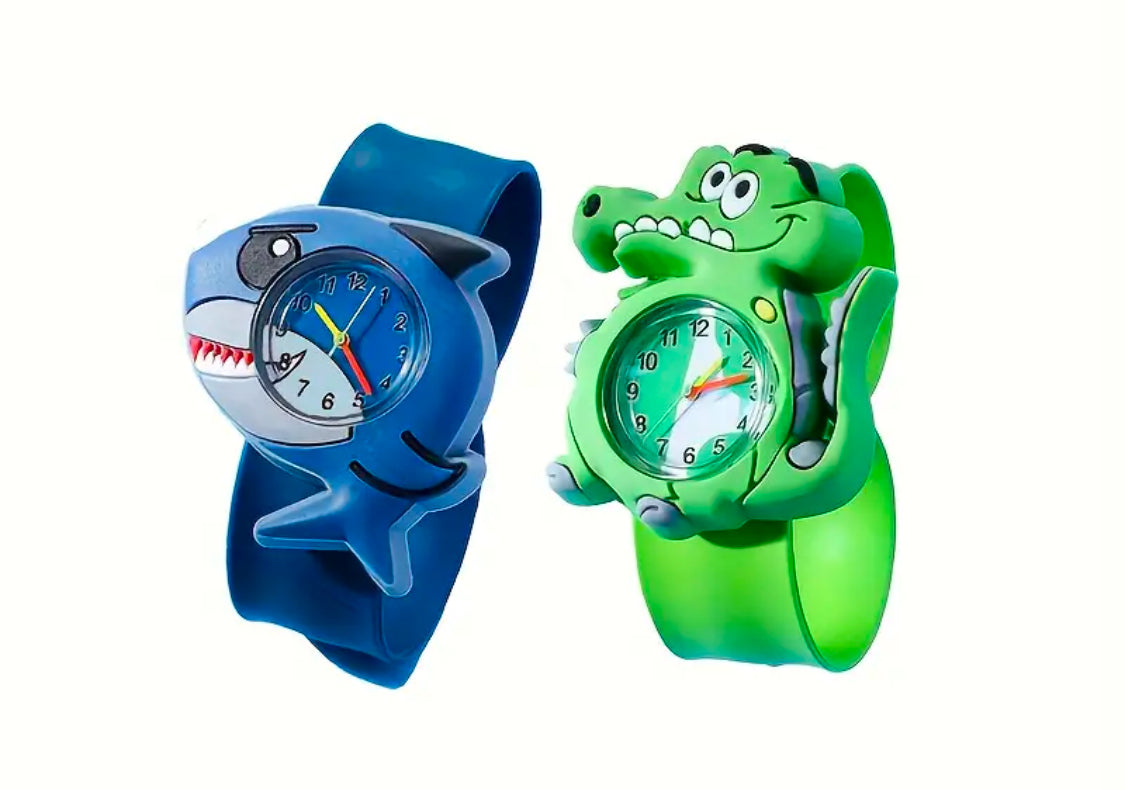 Shark or Crocodile Slap Watch, Creative Holiday or Birthday Gift