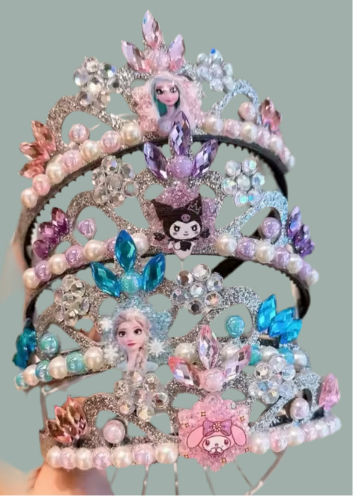 “Frozen Crown” Hairband Accessories, Princess Elsa Jewelry