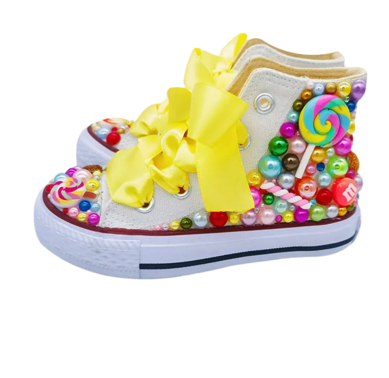 “Lollipops” 🍭  Pearls & Rainbows Sneakers