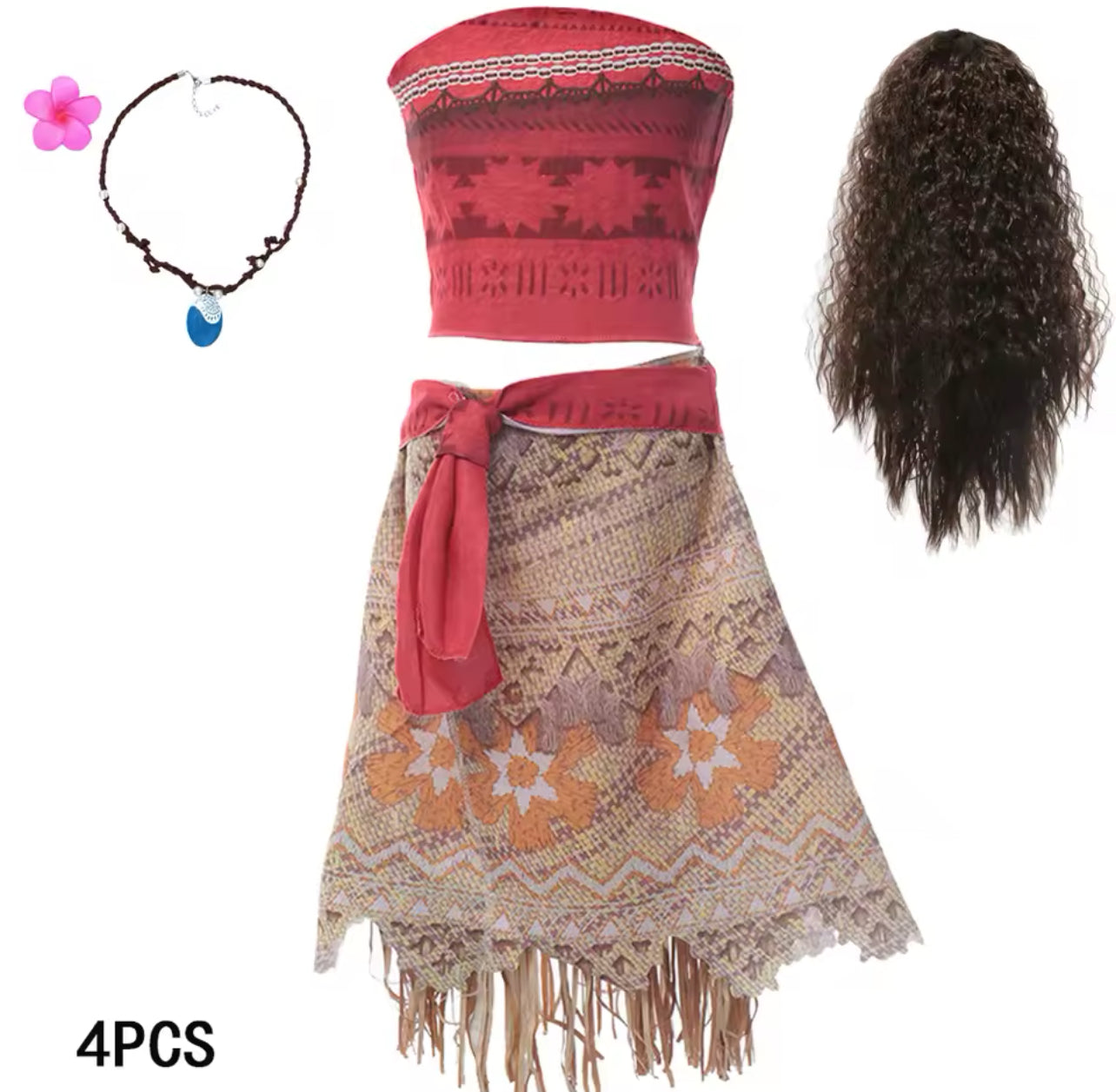 Moana 🌺🌴 Princess Dress Costume with Accessories