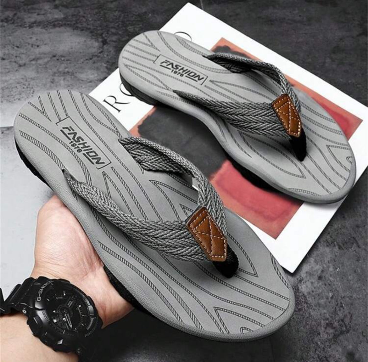 ‘VENICE’ Men’s Beach Flip Flops