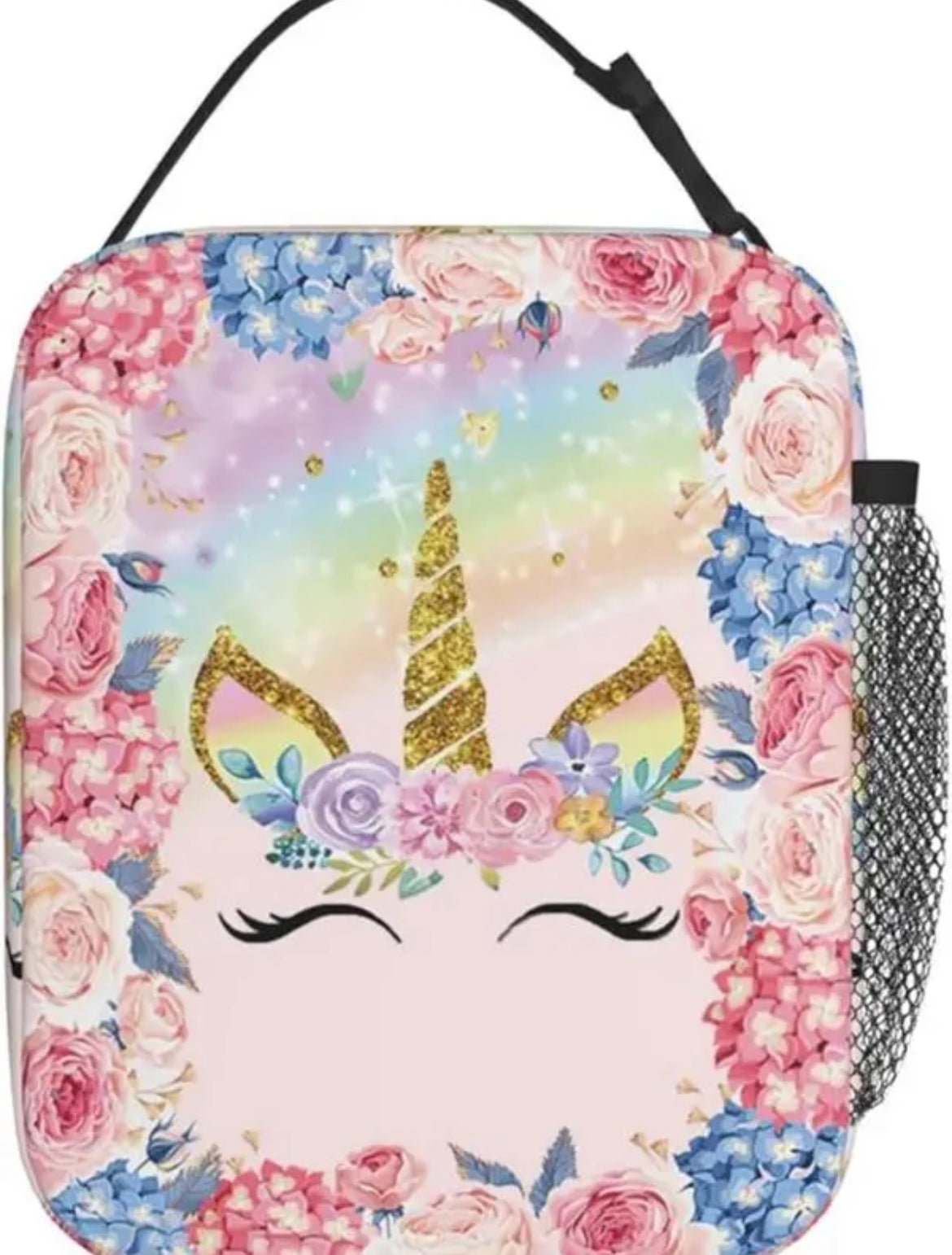 “Unicorn” Insulated Lunch Box, Portable and reusable cooler tote