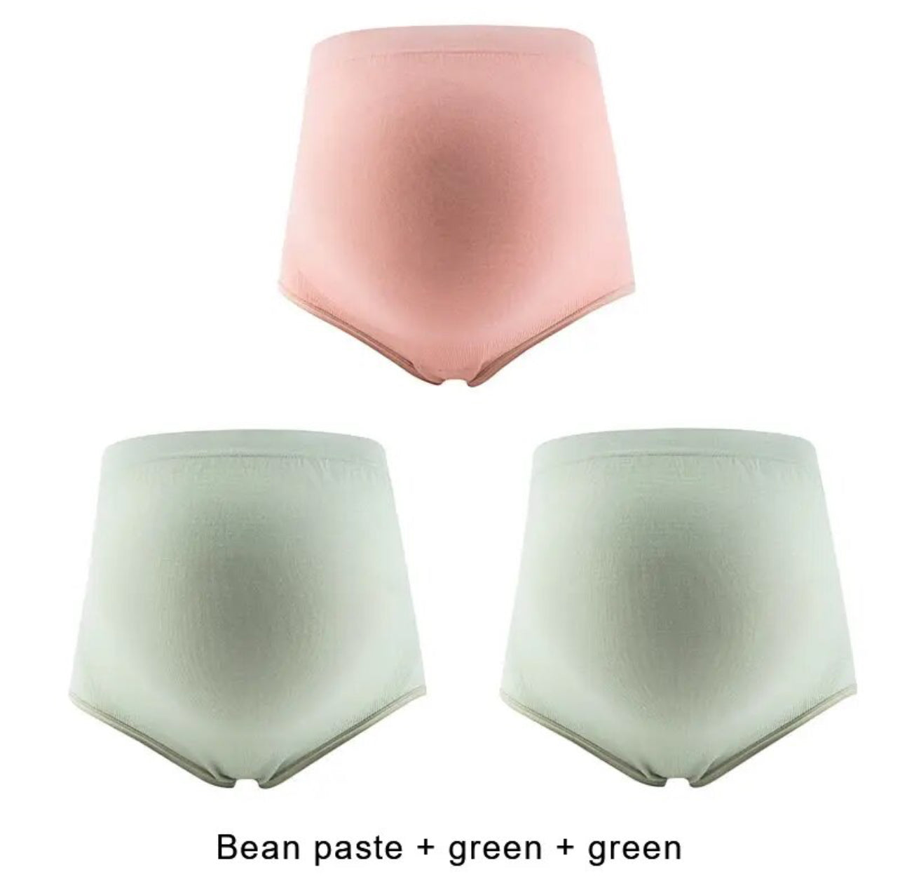 3PCS, Maternity Panties Women's High Waist, Full Belly support