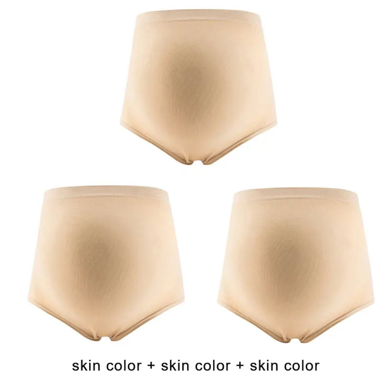 3PCS, Maternity Panties Women's High Waist, Full Belly support