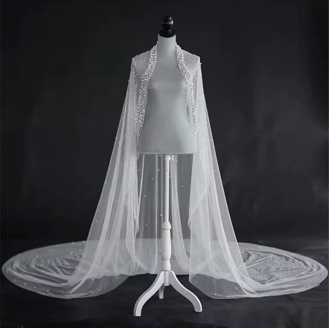 Tulle ‘CRYSTAL BRIDE’ Wedding Veil’s