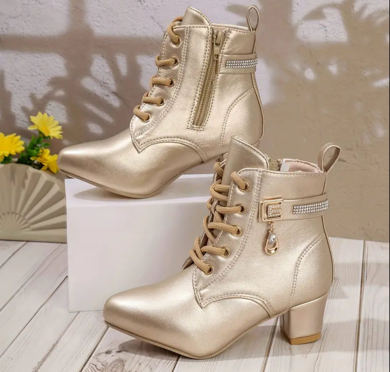 Botas elegantes “Lily” Posh con cremallera para niñas