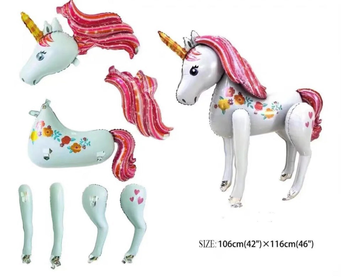 Unicorn Theme, Pastel Helium Balloons, Modish 🎈 Kids Boutique Party Decor