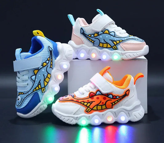 LED Dino's, zapato iluminado para niños