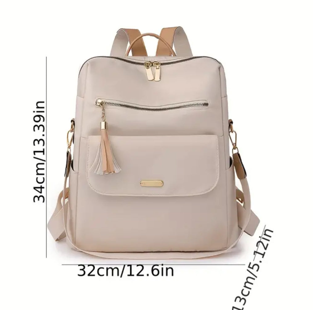 Tassel Decor Commuter, Casual Two-way Shoulder Bag