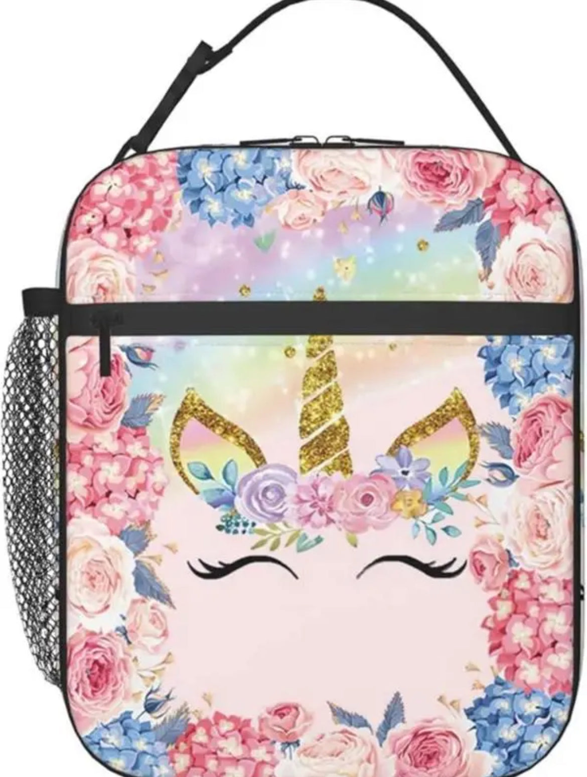 “Unicorn” Insulated Lunch Box, Portable and reusable cooler tote