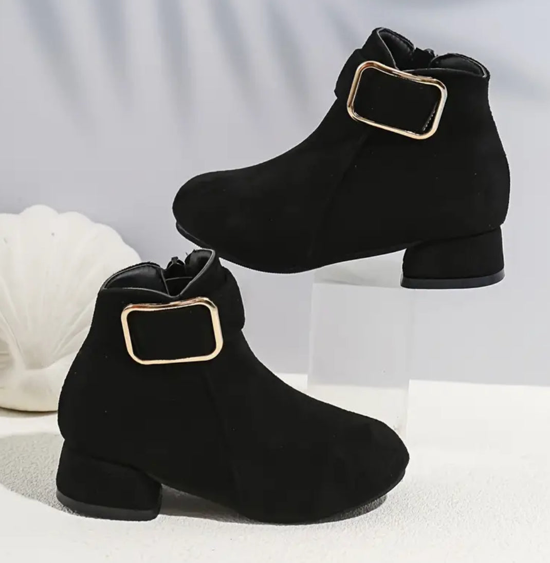 “Fashionable Girls” High-heeled Zipper Boots - Lightweight & Slip-resistant for Everyday Wear