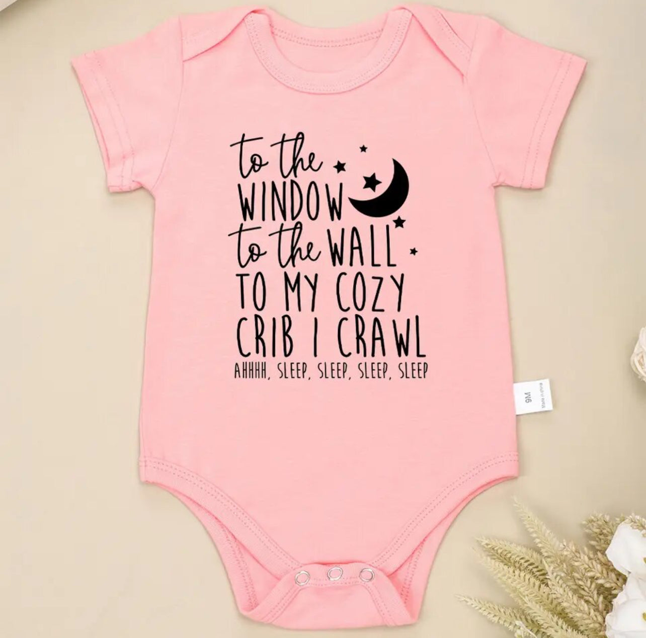 “To the Window To The Wall” Gender Neutral Onesie