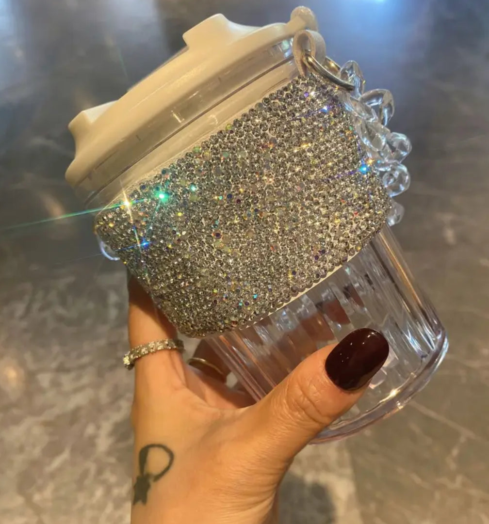 Luxury ‘Diva Rhinestone’ Large Capacity Portable Water Cup