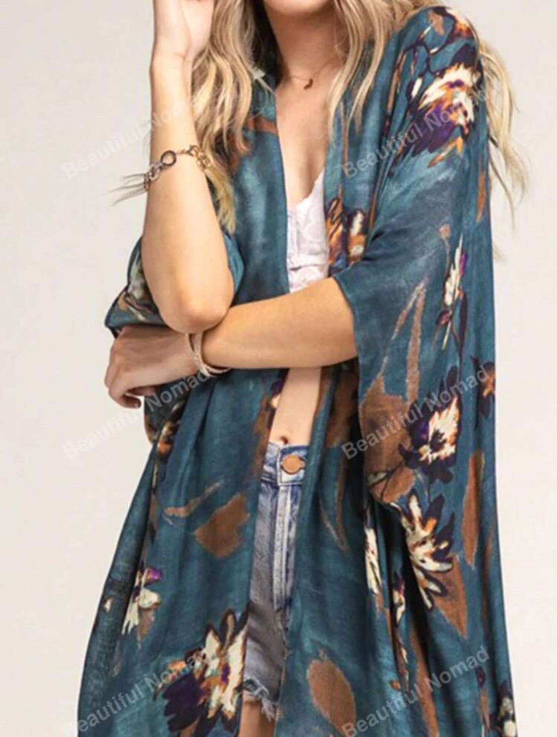 ‘Bali’ Batwing Sleeve Kimono Cover Up