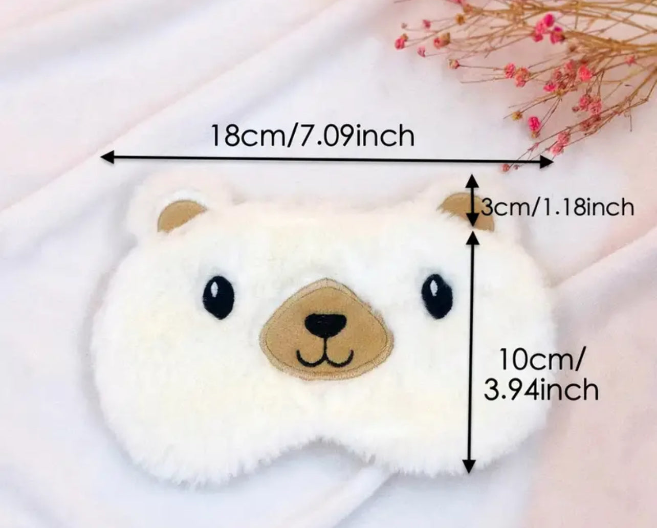 Maska e syve “Plushies Eye Mask” Maska për sytë e fjetur për fëmijë