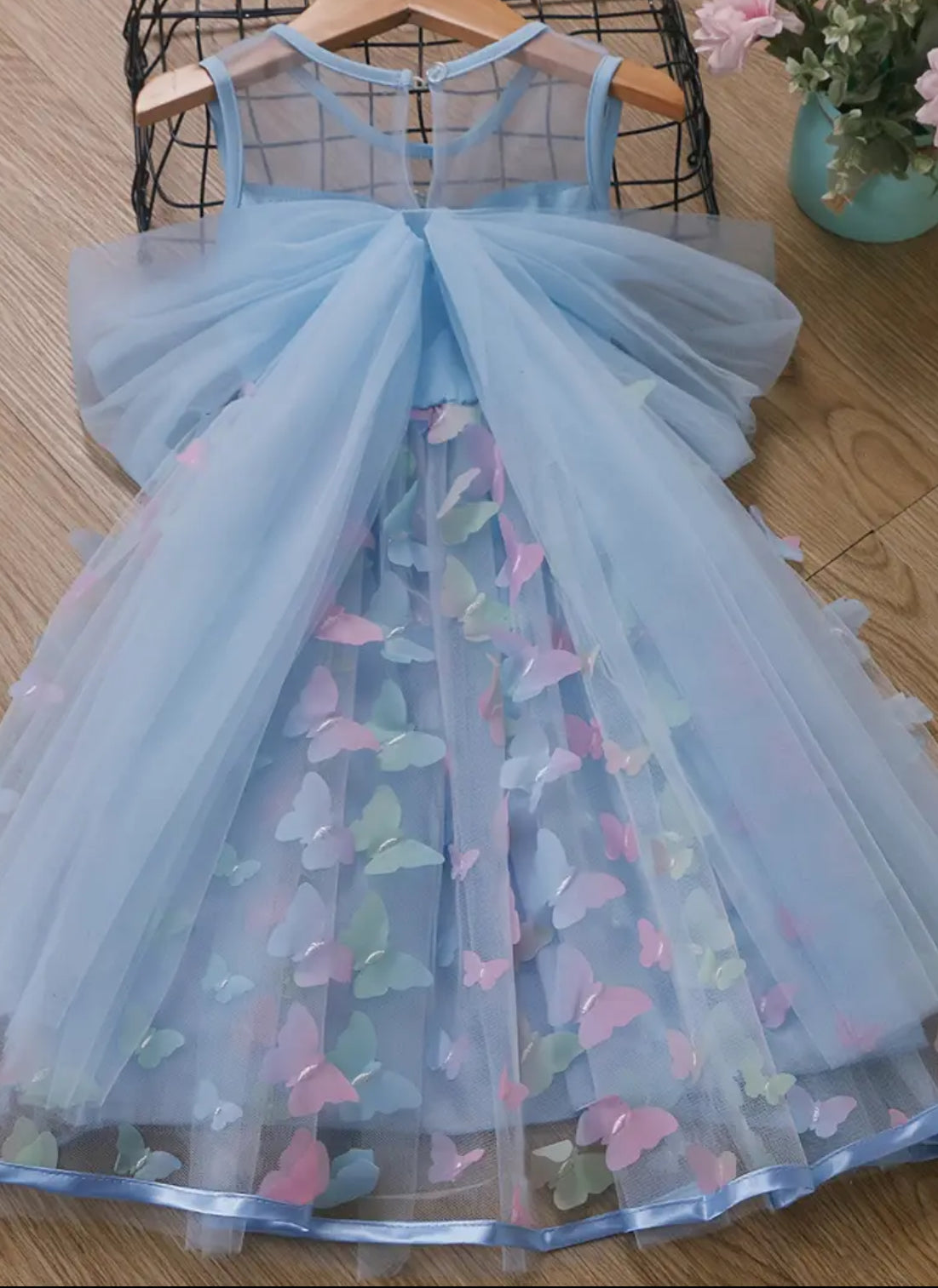 “Butterfly Shimmers” Sequin, Tulle Sparkling Light-Up Princess Dress