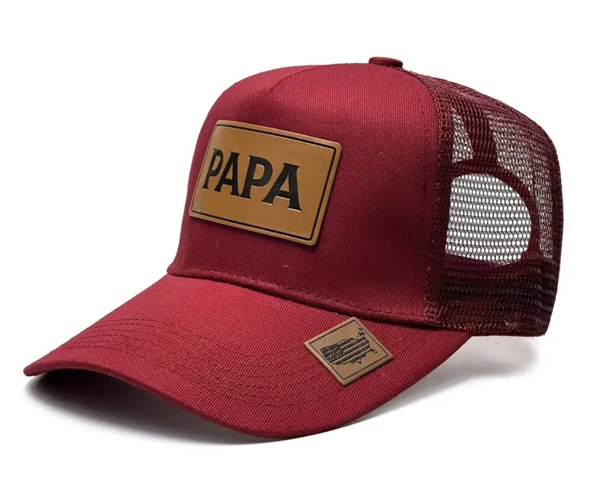 Serie PAPA, que muestra el cariño y el cariño de padre y abuelo, sombrero para exteriores