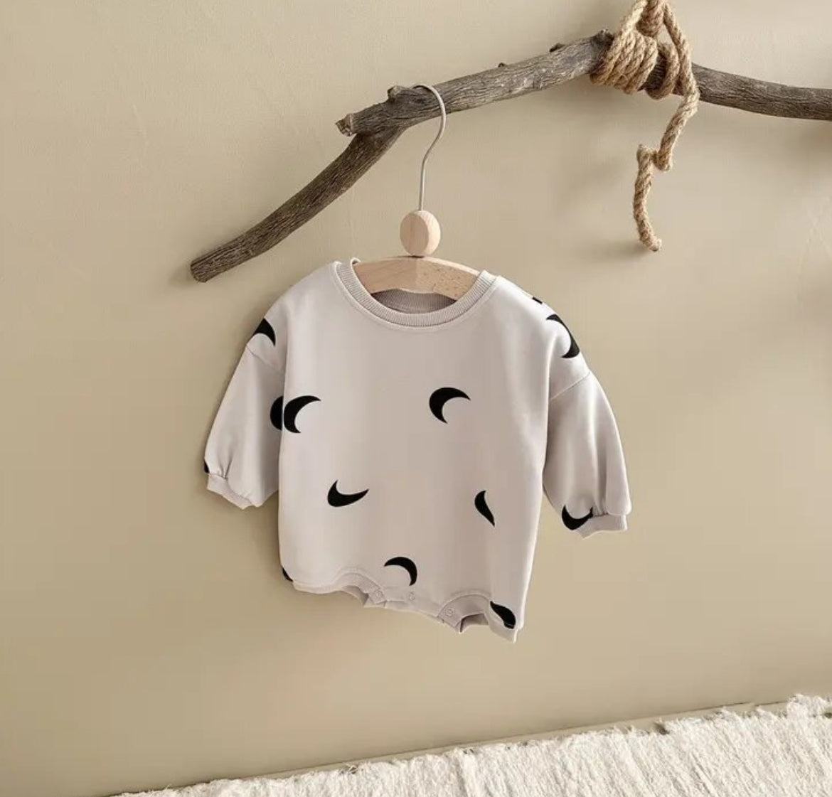 Moons, Sets. Long-sleeved Cotton Sweater Suits Clothing