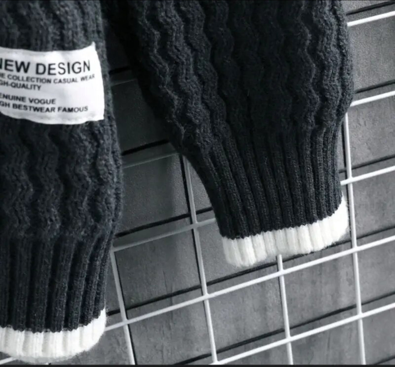 “The Steve” Solid Knitted Streetwear