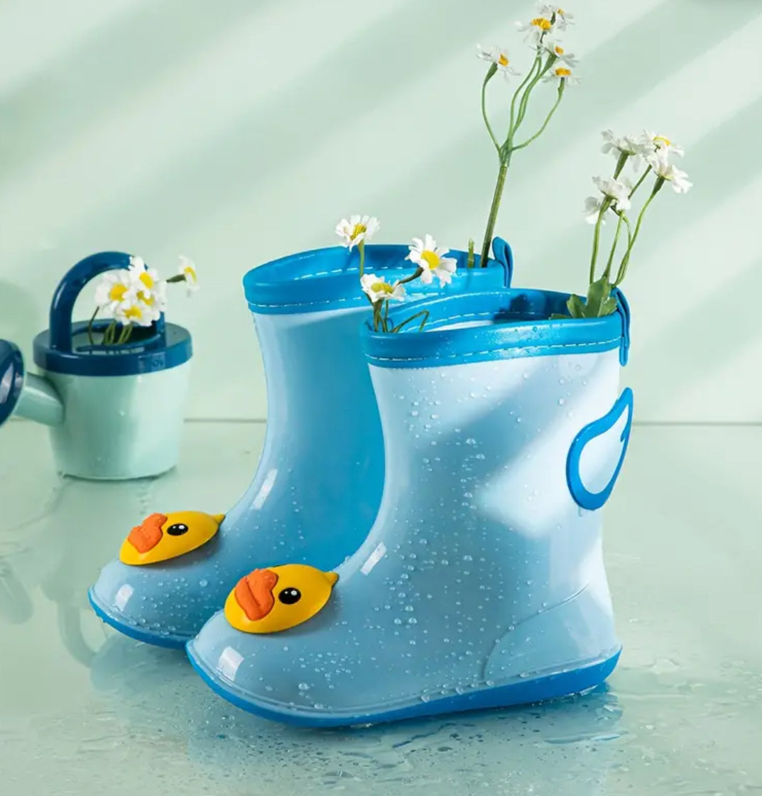 Botas de lluvia B.Duck para niños y niñas, impermeables