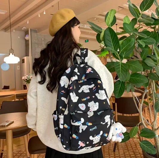 Sanrio Cinnamoroll Backpack Travel Durable, Waterproof 🩵🤍