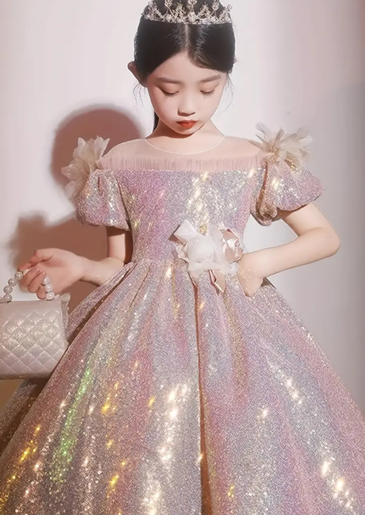 Vestido de fiesta de cumpleaños de princesa de alta gama 👑