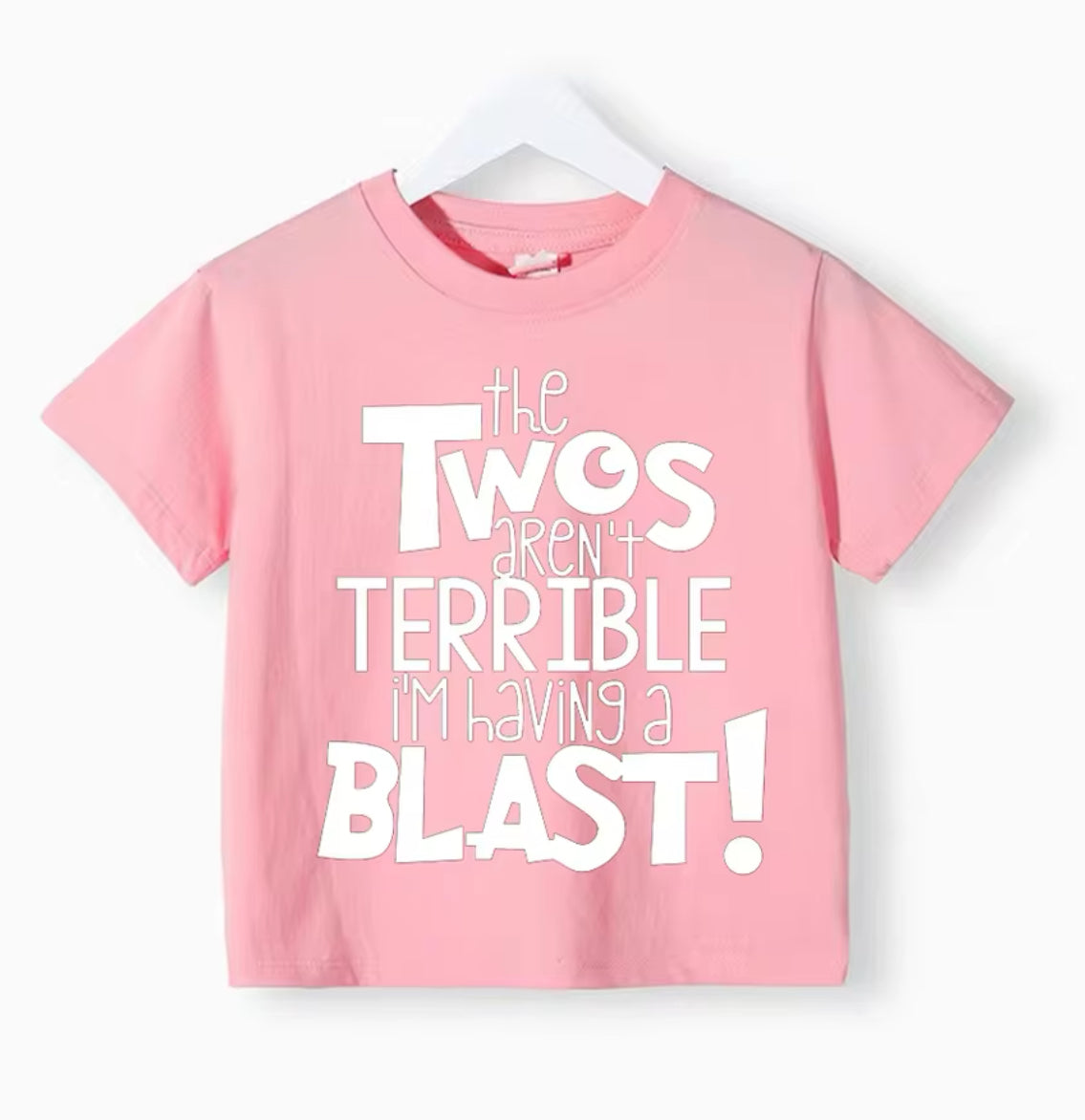 “Terrible Twos Are A Blast” T-Shirt, Kids Clothes