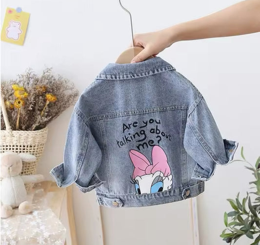 Daisy Denim Jacket For Girls 💖