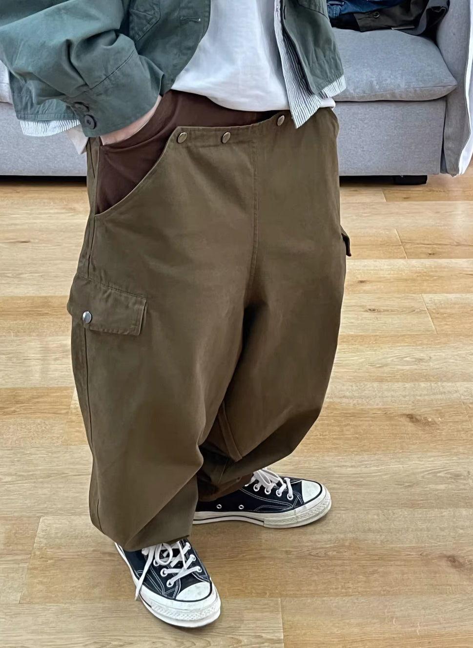 Korean Fashion Streetwear, Skateboard Baggy Pants, Harajuku Casual