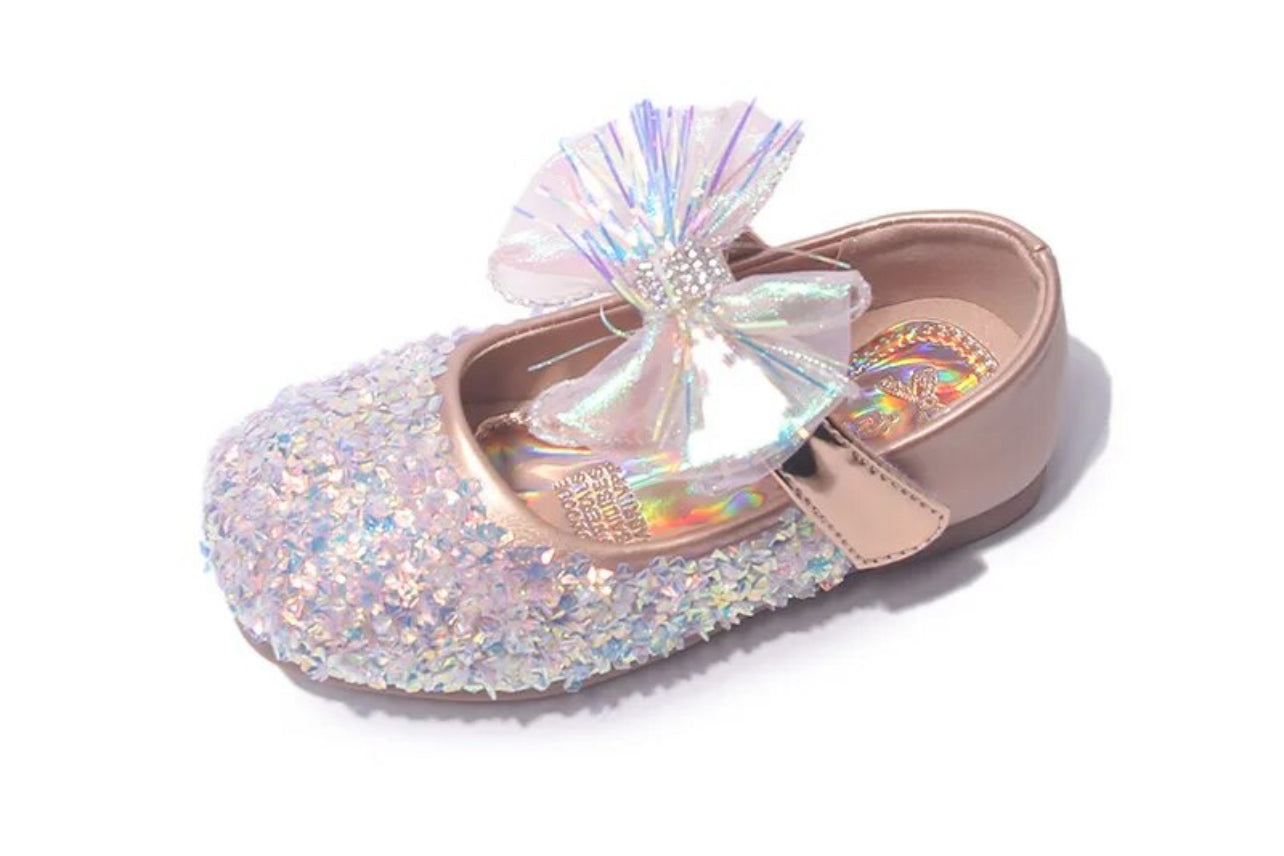 Princess Bling Bow Rhinestone Flats