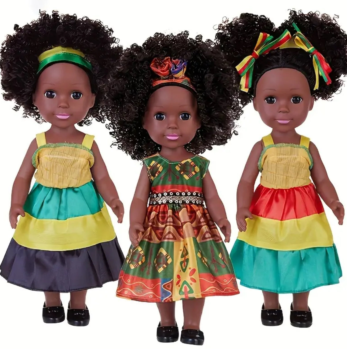 “Caribbean Girls” Colorful Dresses dolls