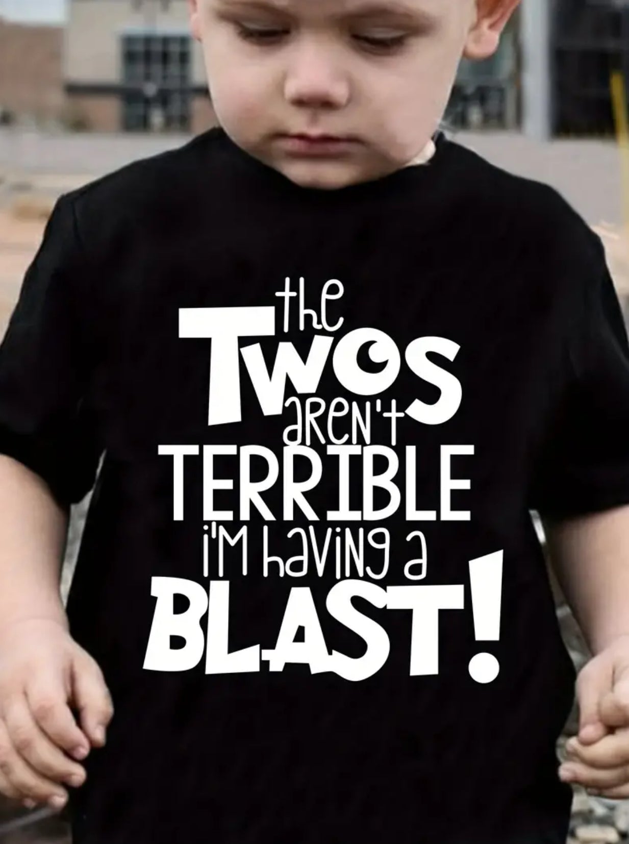 T-shirt "Terrible Twos Are A Blast", Rrobat për Fëmijë