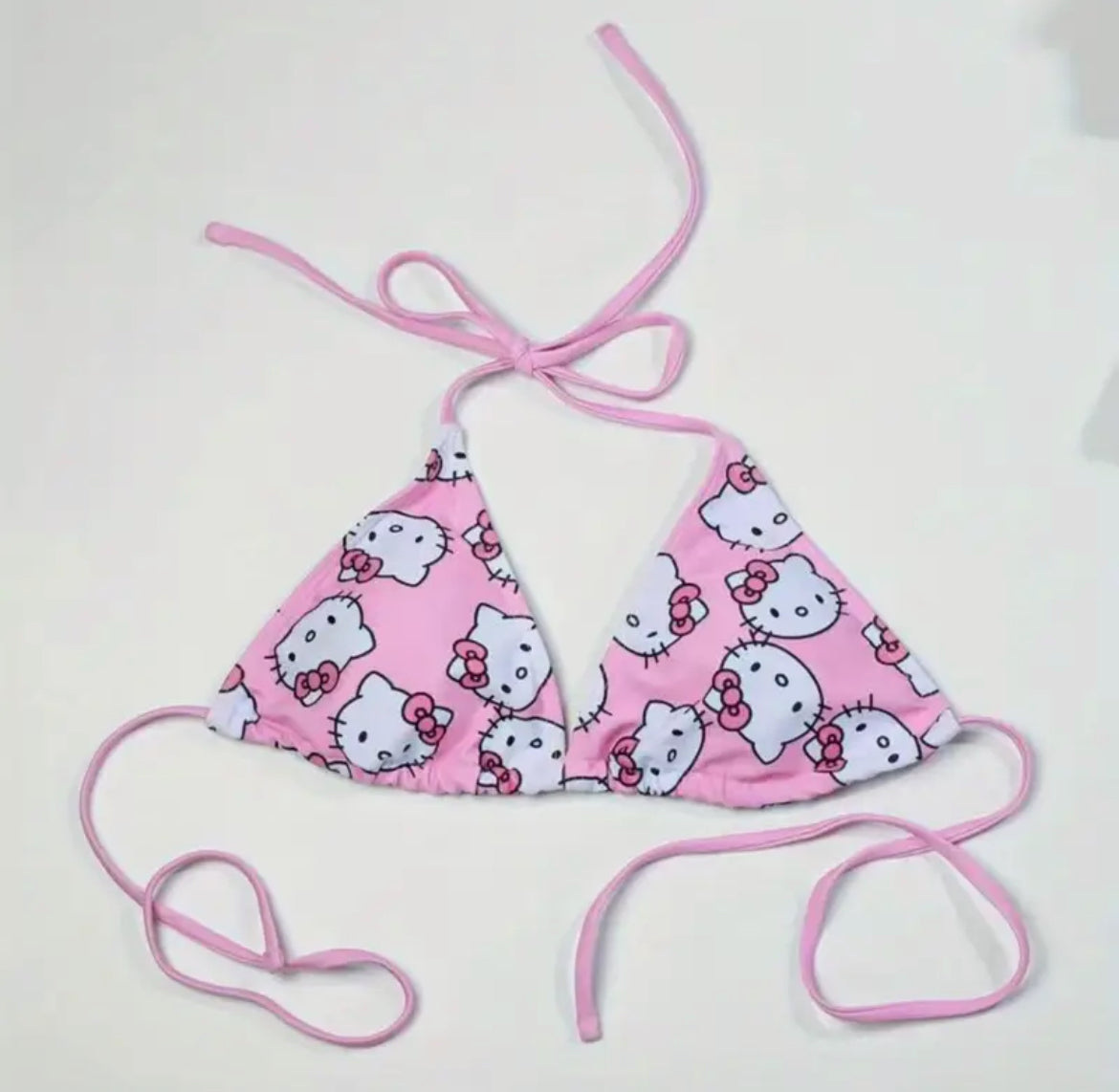 Hello Kitty Triangle Bikini, 2 Piece, Spaghetti Strap ♥️