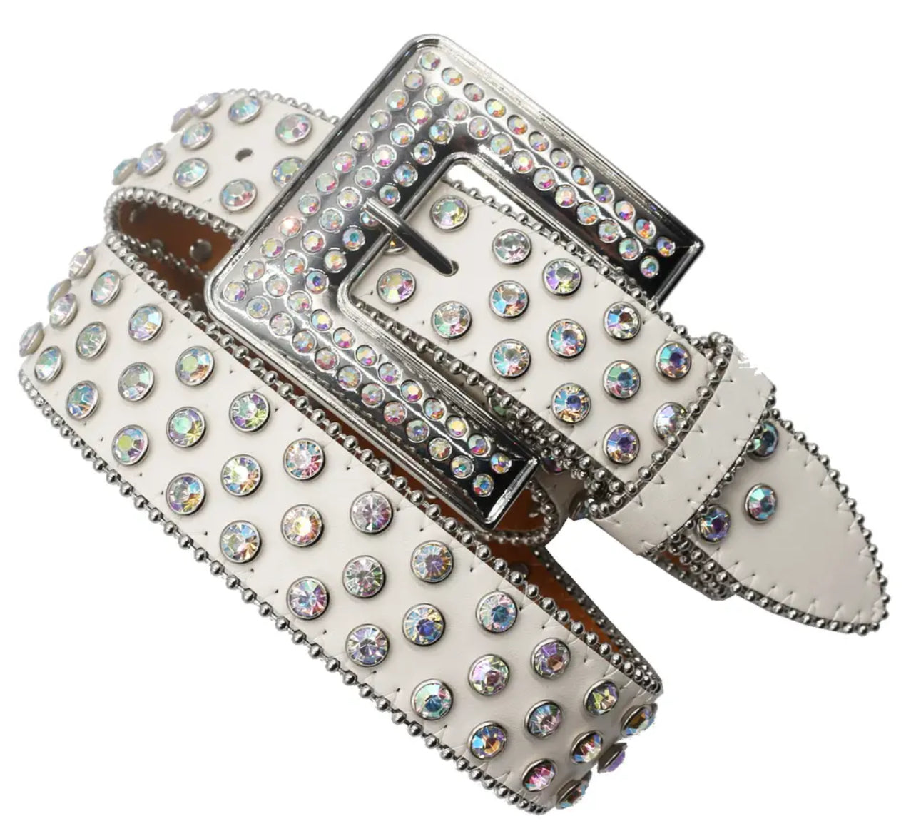 Hot Rhinestone Studded Belts Studded Leather Belts