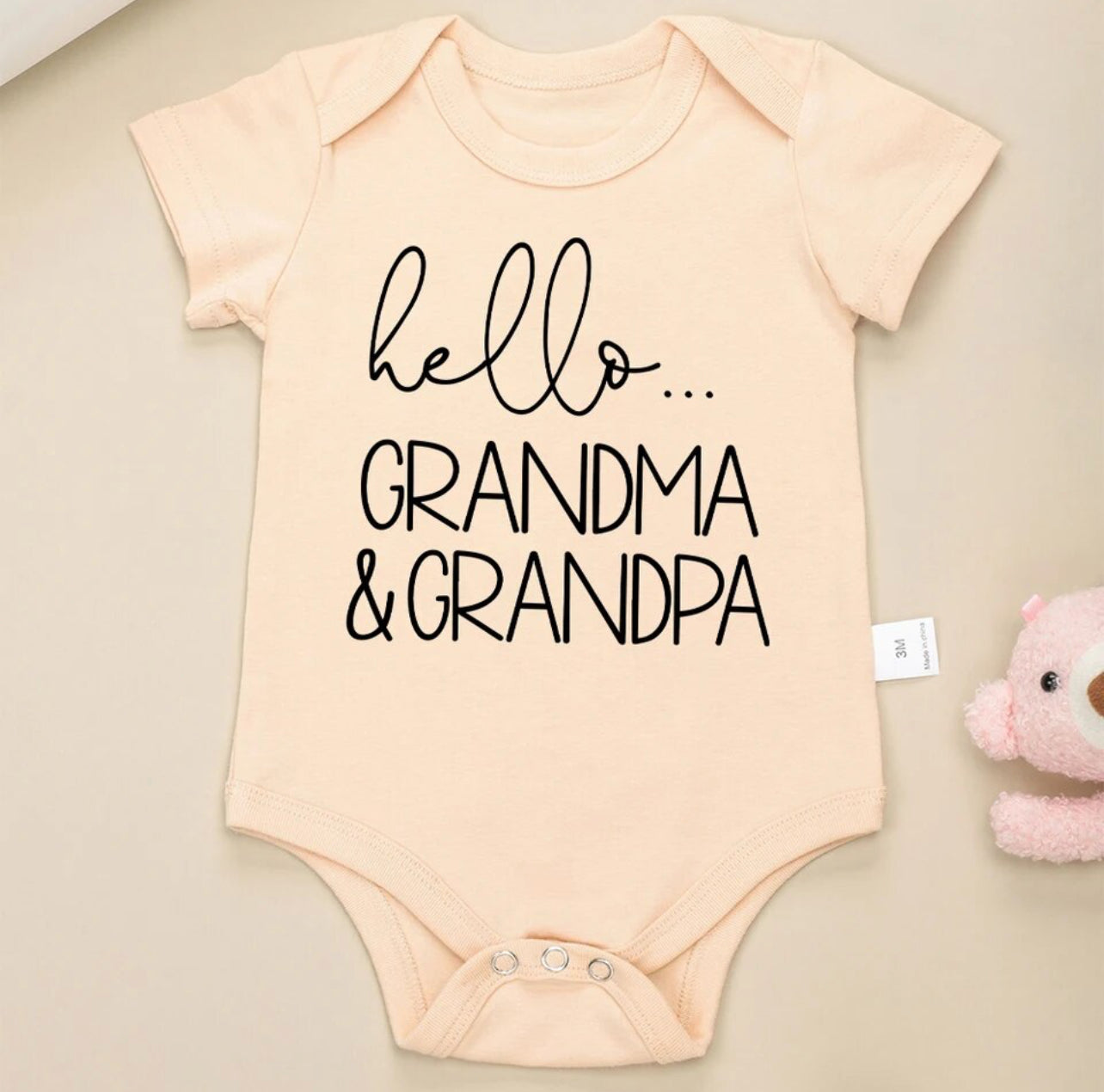 Hello Grandma & Grandpa, Onesie