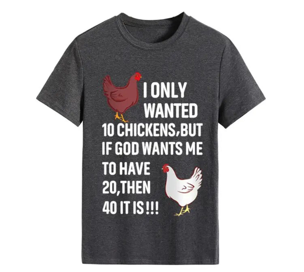 I Only Wanted 10 Chickens T-Shirt