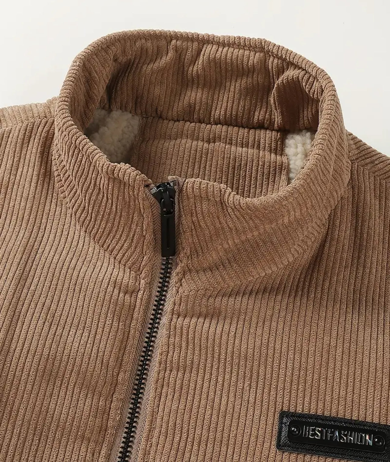 Casual Corduroy Fleece Jacket, Sugar Daddy 🎩 Collection